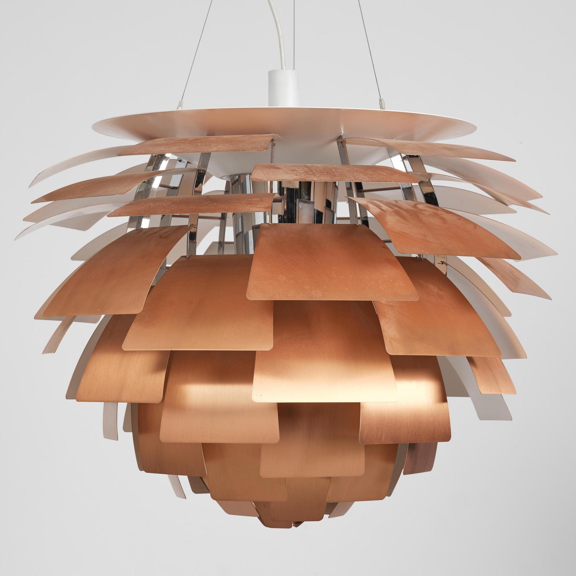 Poul Henningsen, an "Artichoke" ceiling lamp, Louis Poulsen, Denmark, 2015.