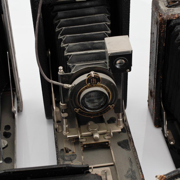 Ten cameras, first half of the 20th century.