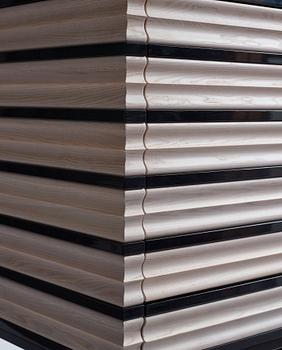 Attila Suta, a bar cabinet, executed in his own studio, the first one executed, Stockholm 2020.