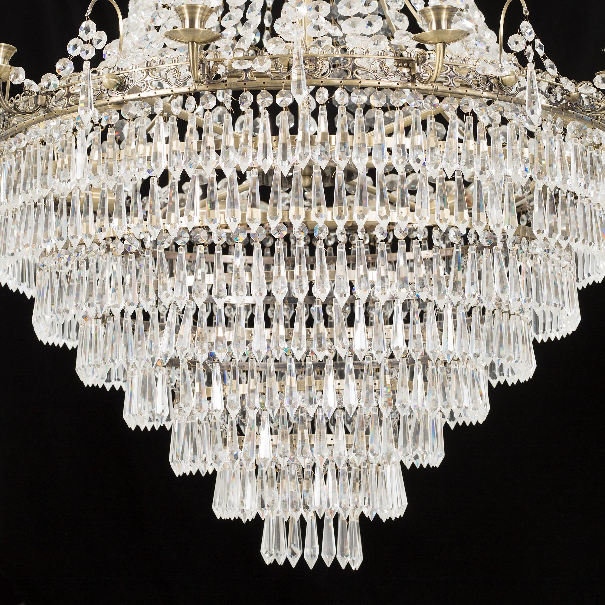 An empire style chandelier from around the year 2000.
