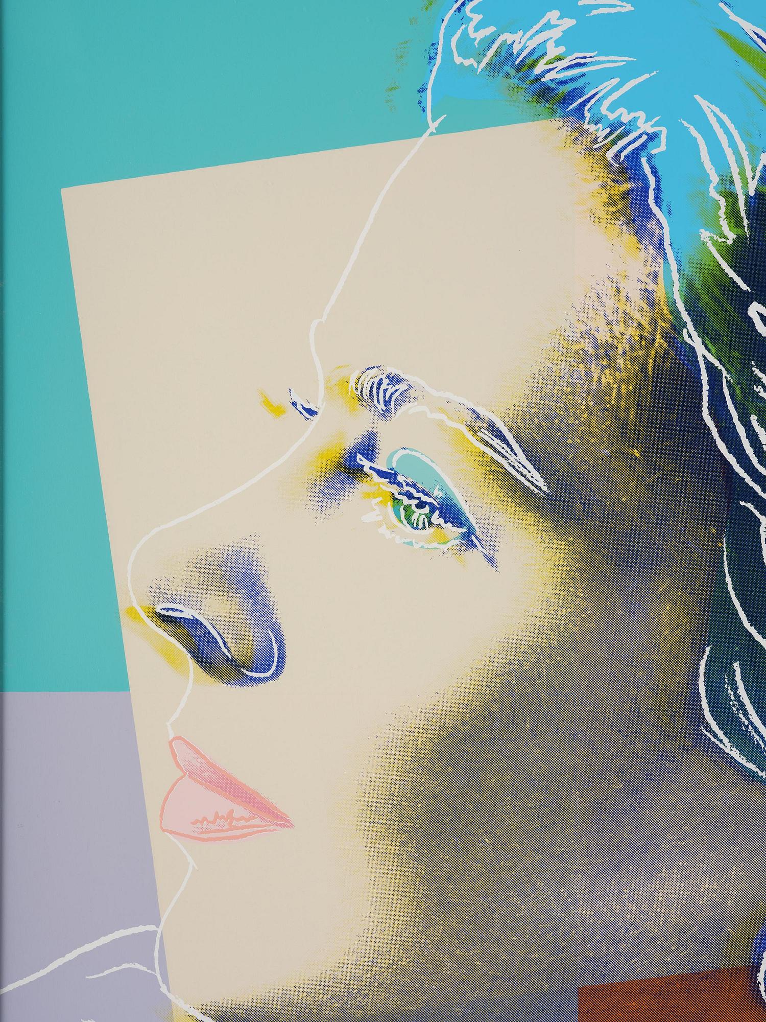 Andy Warhol, "Herself", from: "Three portraits of Ingrid Bergman".