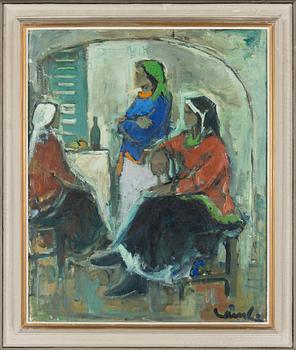 Olavi Laine, oil on canvas, signed.