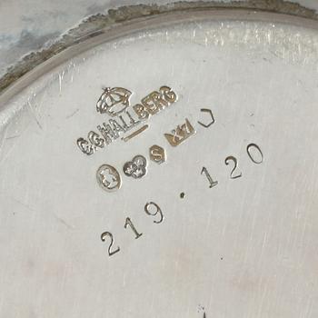 PARTI SILVER, 4 delar, 1900-tal, vikt 440 g.