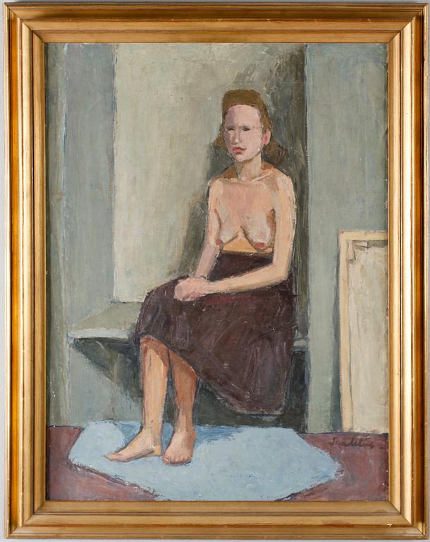 BÖRJE SANDELIN, olja på duk, signerad.