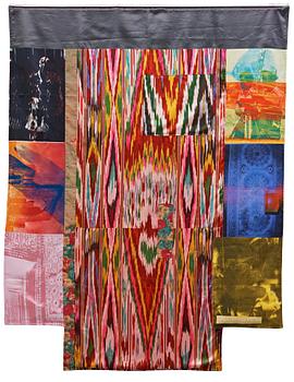 187. Robert Rauschenberg, "Samarkand Stitches #III ".