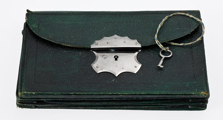 PORTMONNÄ, läder, 1900-tal.