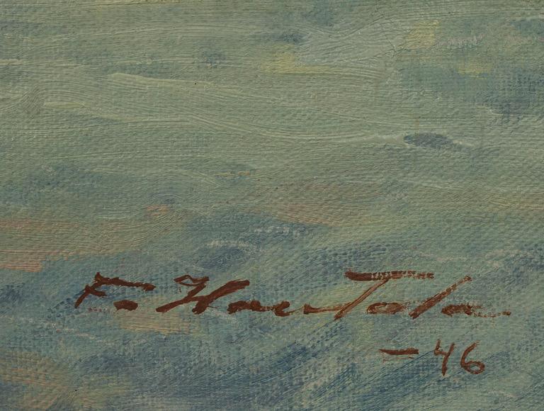 FRANS HAUTALA, olja på duk, sign. och dat. -46.