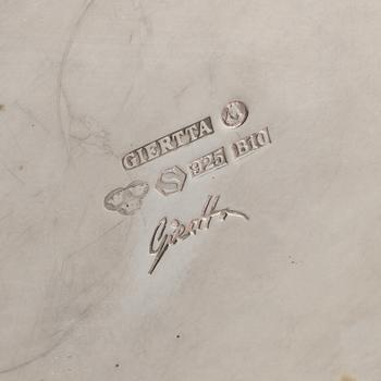 SKÅL, silver, Giertta, Stockholm, 1976. Vikt 320 g.