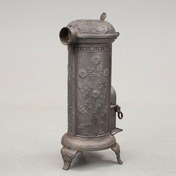 A cast iron stove by Husqvarna, model No 78, early 20th century.