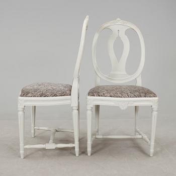 STOLAR, 6 st, gustaviansk stil, 1900-talets första hälft.