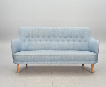 SOFFA OCH FÅTÖLJ, "Samsas" brickmärkt Carl Malmsten.