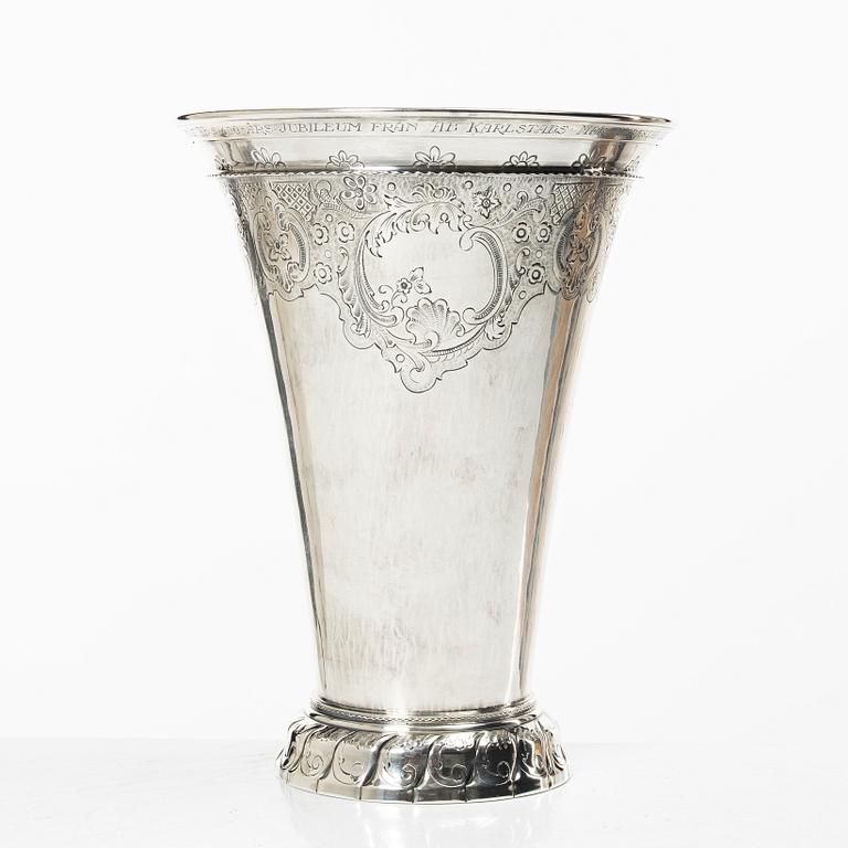 Tenn & Silver Ab, bägare, silver, Göteborg 1953.