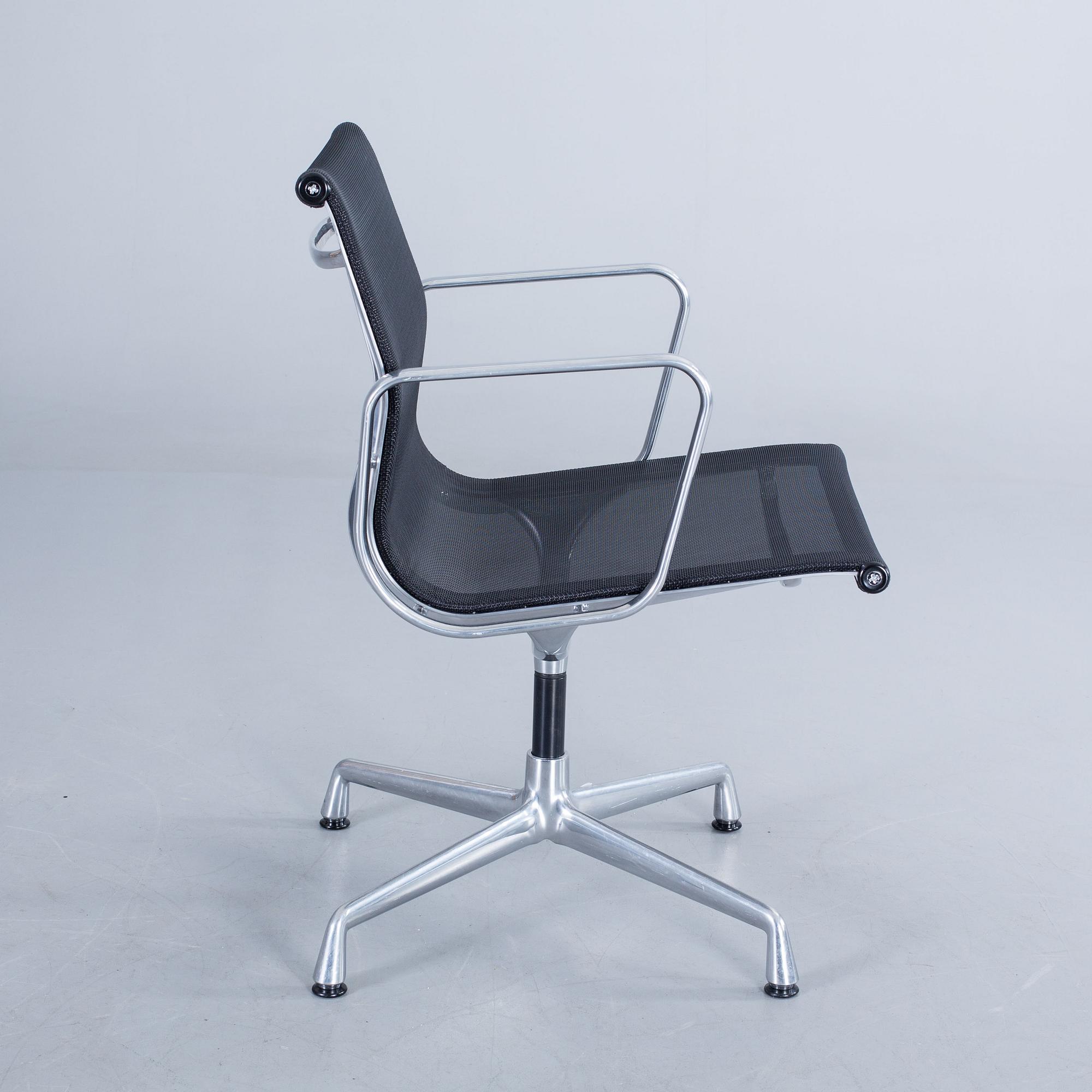 AN "EA 108" OFFICE CHAIR BY CHARLES & RAY EAMES, VITRA.