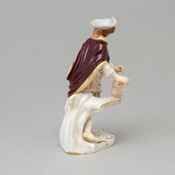 A Fürstenberg allegorical figure of winter, Germany circa 1910.