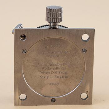 Heuer, Monte-Carlo, "Winner of the Acropolis Rally 1965 Carl Magnus Skogh and Lennart Berggren", ca 1965.