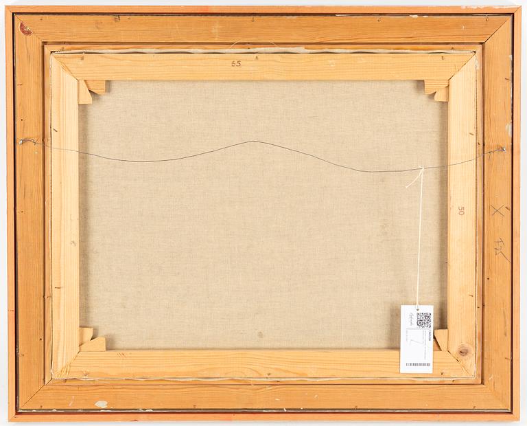 James Coignard, mixed mdeia on canvas, signed.