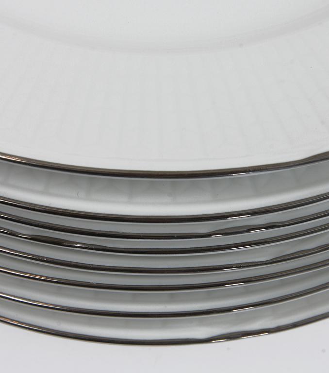 SERVISDELAR, 20 st, porslin, "Capitol", Rörstrand.