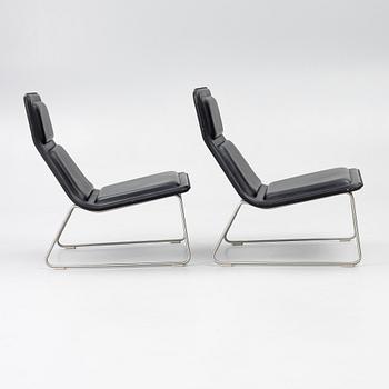 Jasper Morrison, a pair of 'Low Pad' lounge chairs, Cappellini, Italy.
