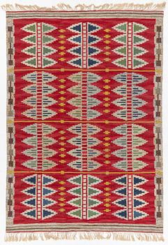 Rug, flat weave, approx. 239 x 169 cm.