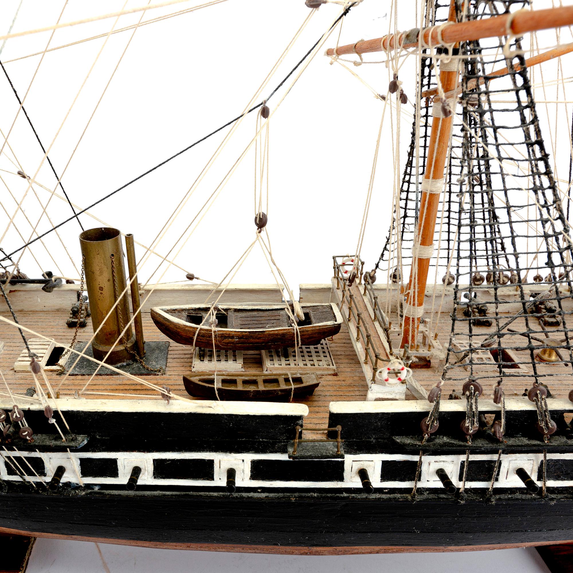 Fartygsmodell  1900-taltets första hälft.