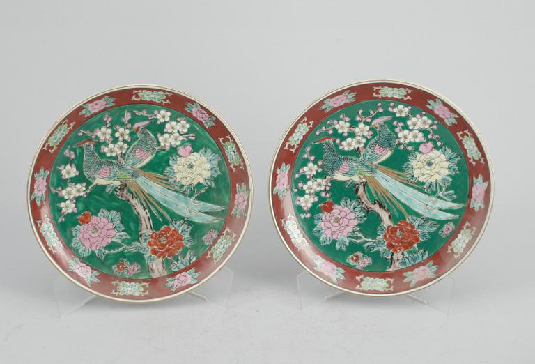 TALLRIKAR, 4 st, porslin, "gold imari", Japan, modern tillverkning.