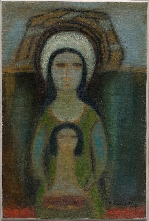 NIKOLAI LEHTO, oil on canvas, laid on panel, signed and dated -70.