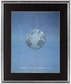 Edward Ruscha · EDWARD RUSCHA, utställningsaffisch för Castelli, 1980.