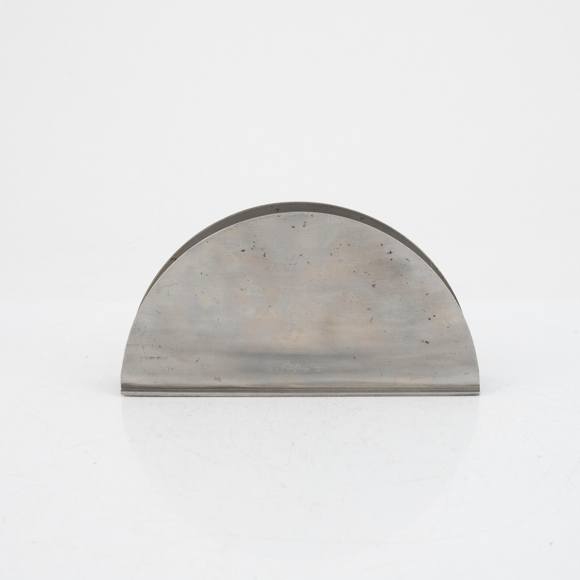 Firma Svenskt Tenn, a pewter letter stand, Stockholm 1931.