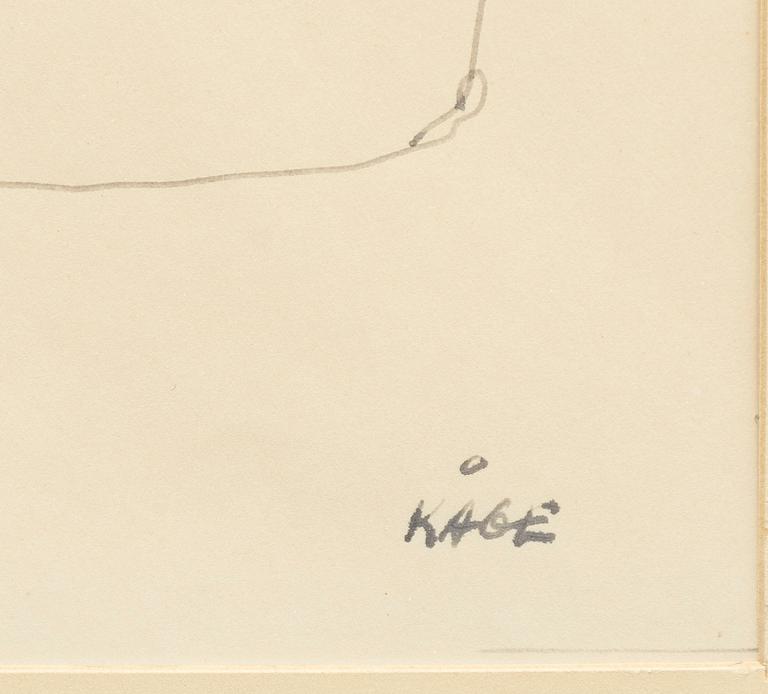 Wilhelm Kåge, Model study.