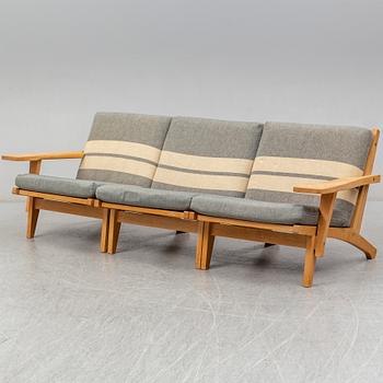HANS J WEGNER, soffa/ fåtöljer, 3 delar, "GE 375",  Getama.