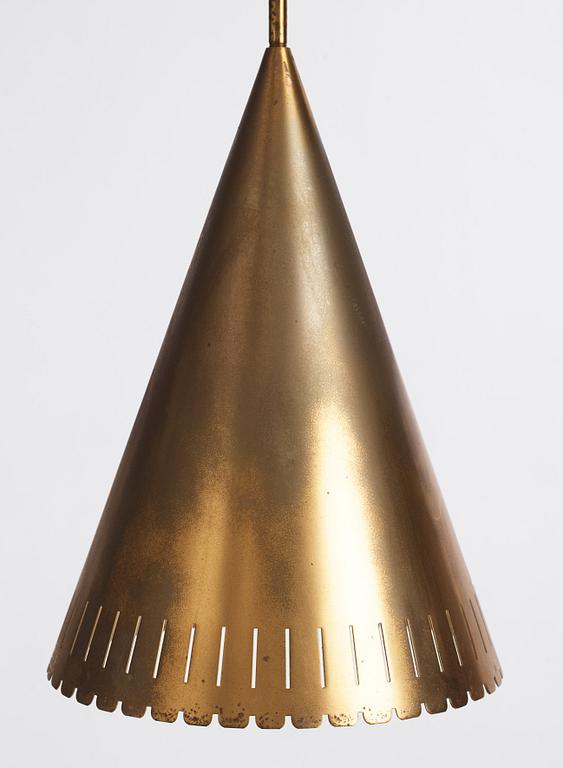 Harald Notini, taklampor, ett par, modell "11773", Arvid Böhlmarks Lampfabrik, Stockholm 1940-50-tal.