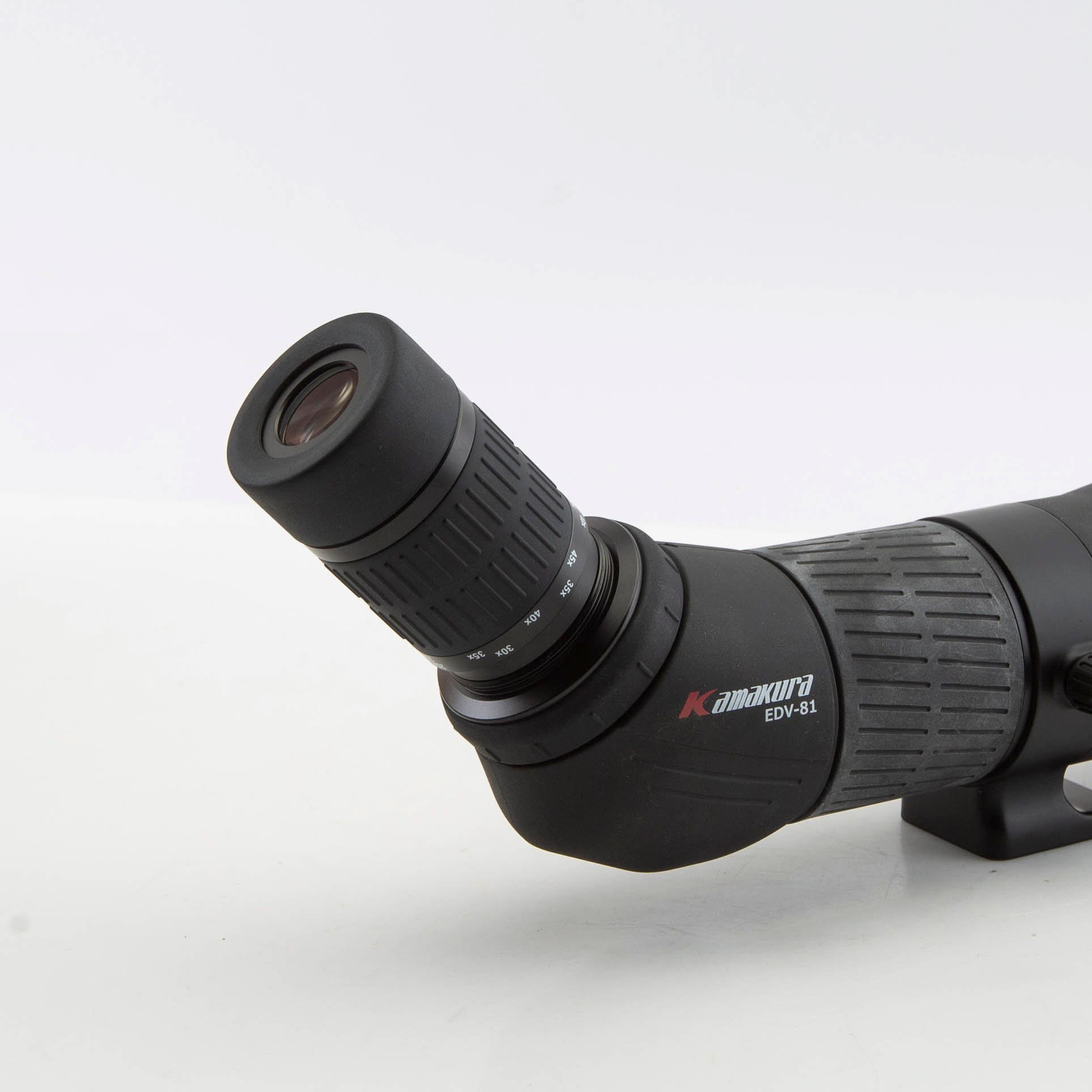 Kamakura EDV-81 spotting scope with tripod, Japan.