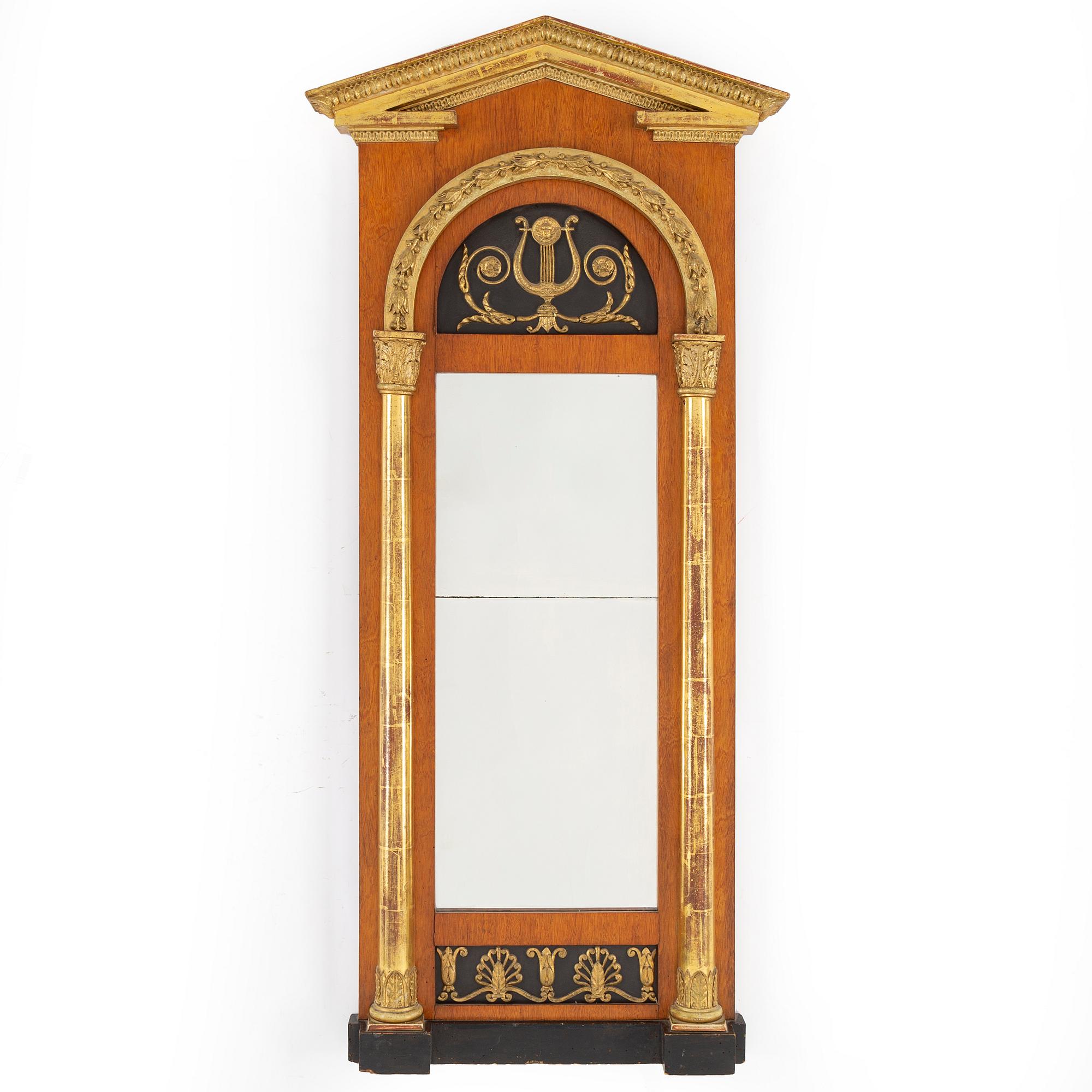 SPEGEL OCH KONSOLBORD svensk empire, Karl Johan, 1800-talets första hälft.