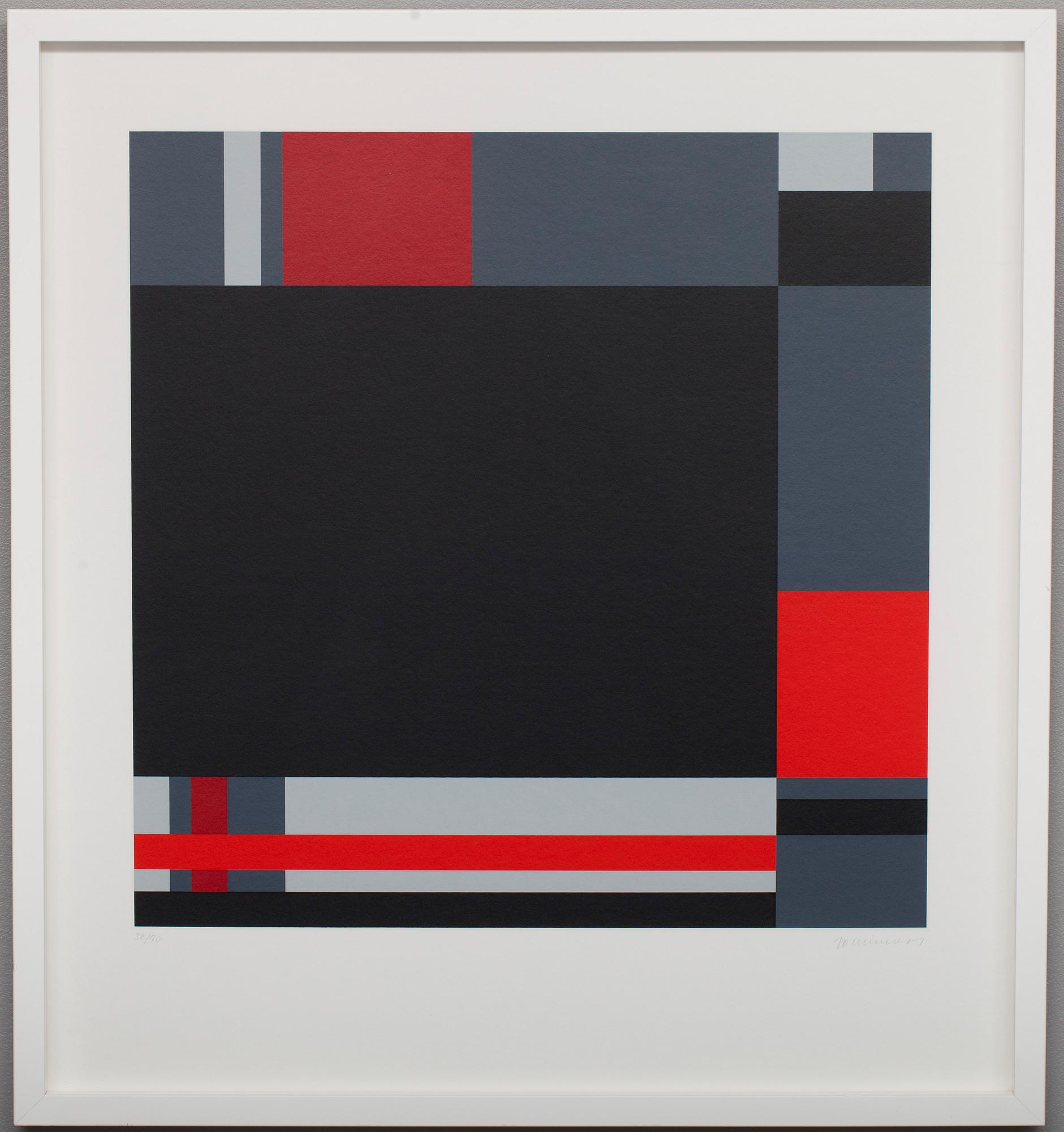 JO NIEMEYER, färgserigrafi, signerad och numrerad 32/90.