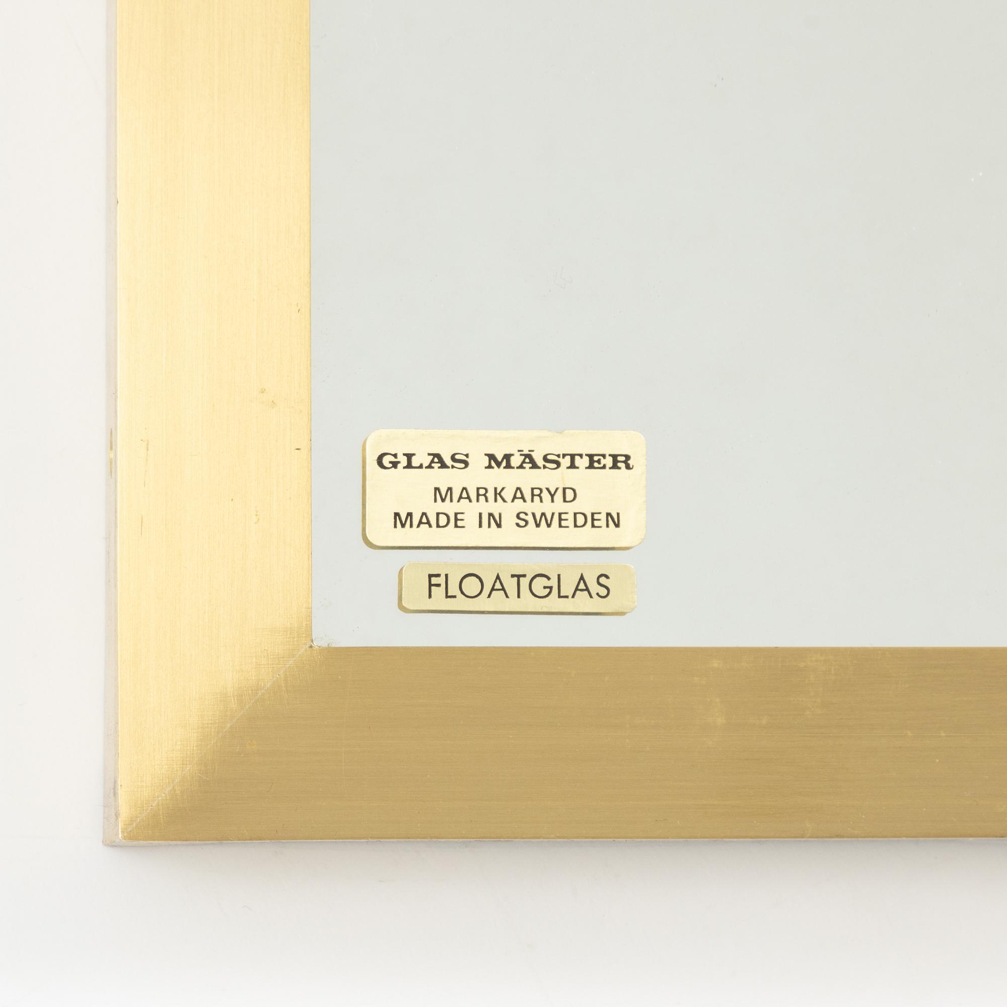 Spegel, Glasmäster, Markaryd, 1900-talets andra hälft.