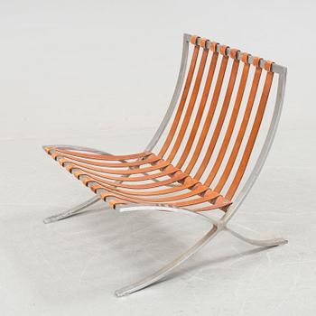 MIES VAN DER ROHE, fåtölj, "Barcelona", Knoll International, sannolikt 1950/60-tal.