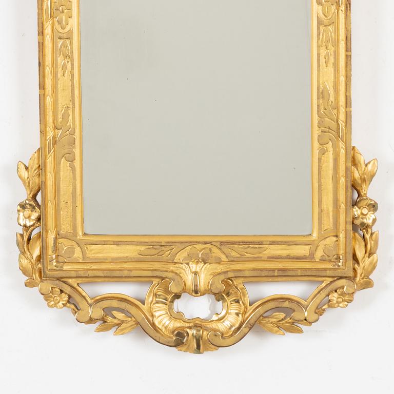 Spegel, av Nils Henrik Hamberg (mästare 1767-76), Rokoko.