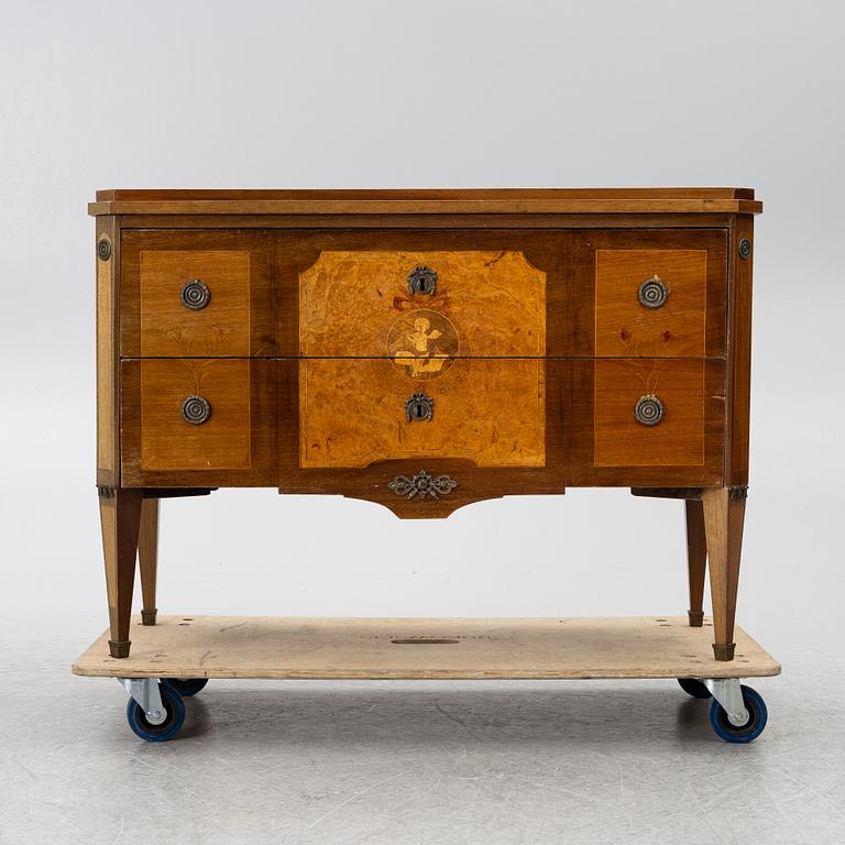 Byrå, gustaviansk stil, 1800-tal.