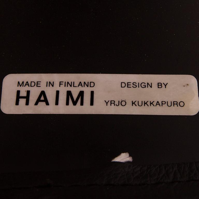 STOLAR, 4 st, 415, Yrjö Kukkapuro, Haimi. Modellen formgiven 1965.