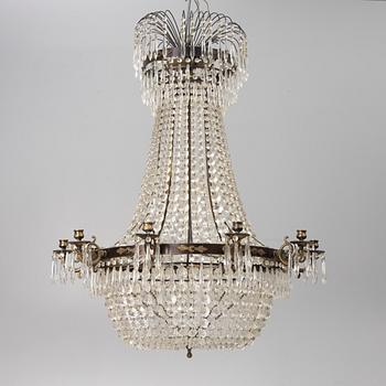 Chandelier, Empire style, second half of the 20th century.