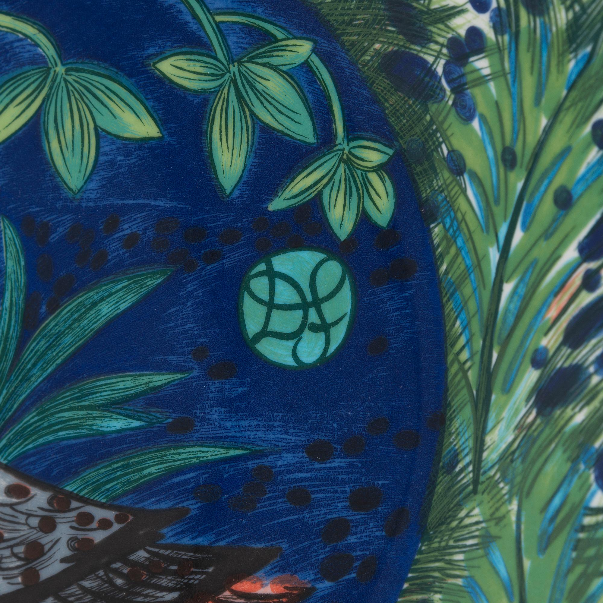 Dorrit von Fieandt, fat, porslin, signerad DF, stämpelmärkt Hubertus Pro Arte 1993, Arabia.