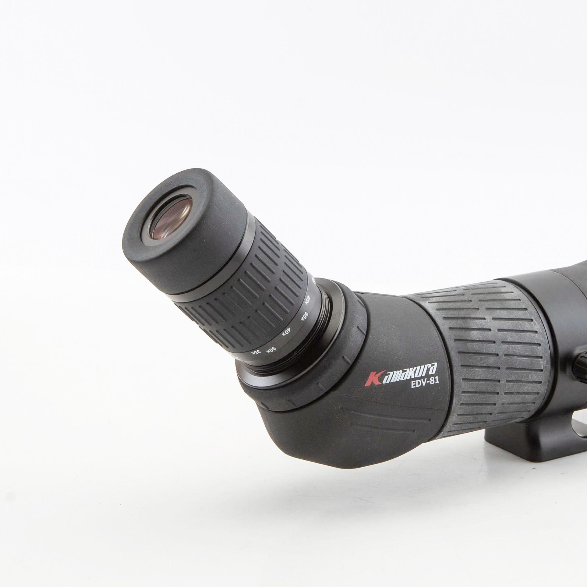 Kamakura EDV-81 spotting scope with tripod, Japan.