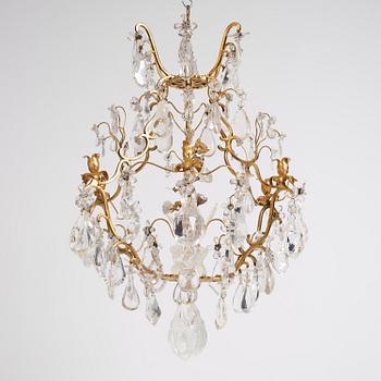 Ljuskrona, för sex ljus, Frankrike, 1800-tal, Louis XV-stil.