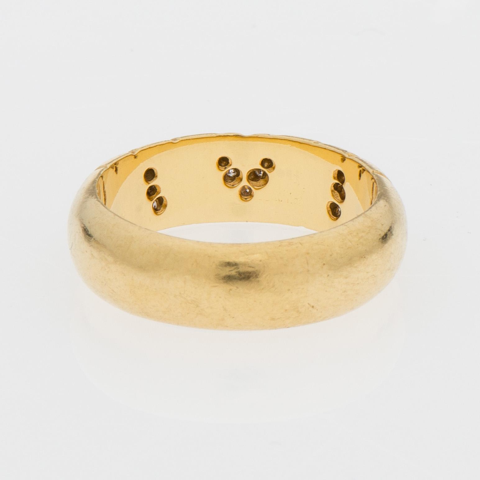 RING, briljantslipade diamanter, 18K guld.