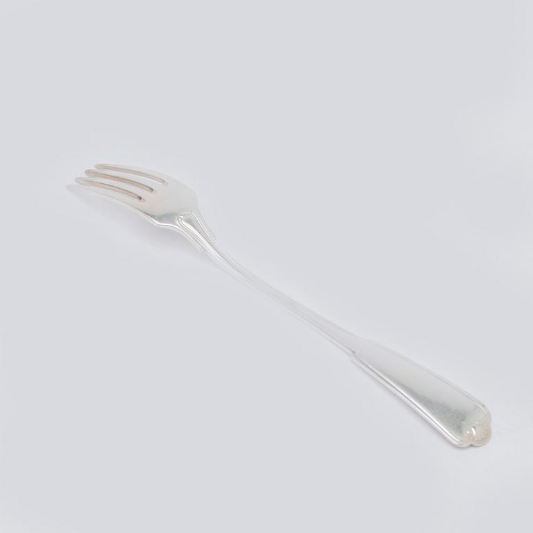 W.A. Bolin, bestickuppsättning, 89 delar, silver, Stockholm 1938, gammal Fransk.