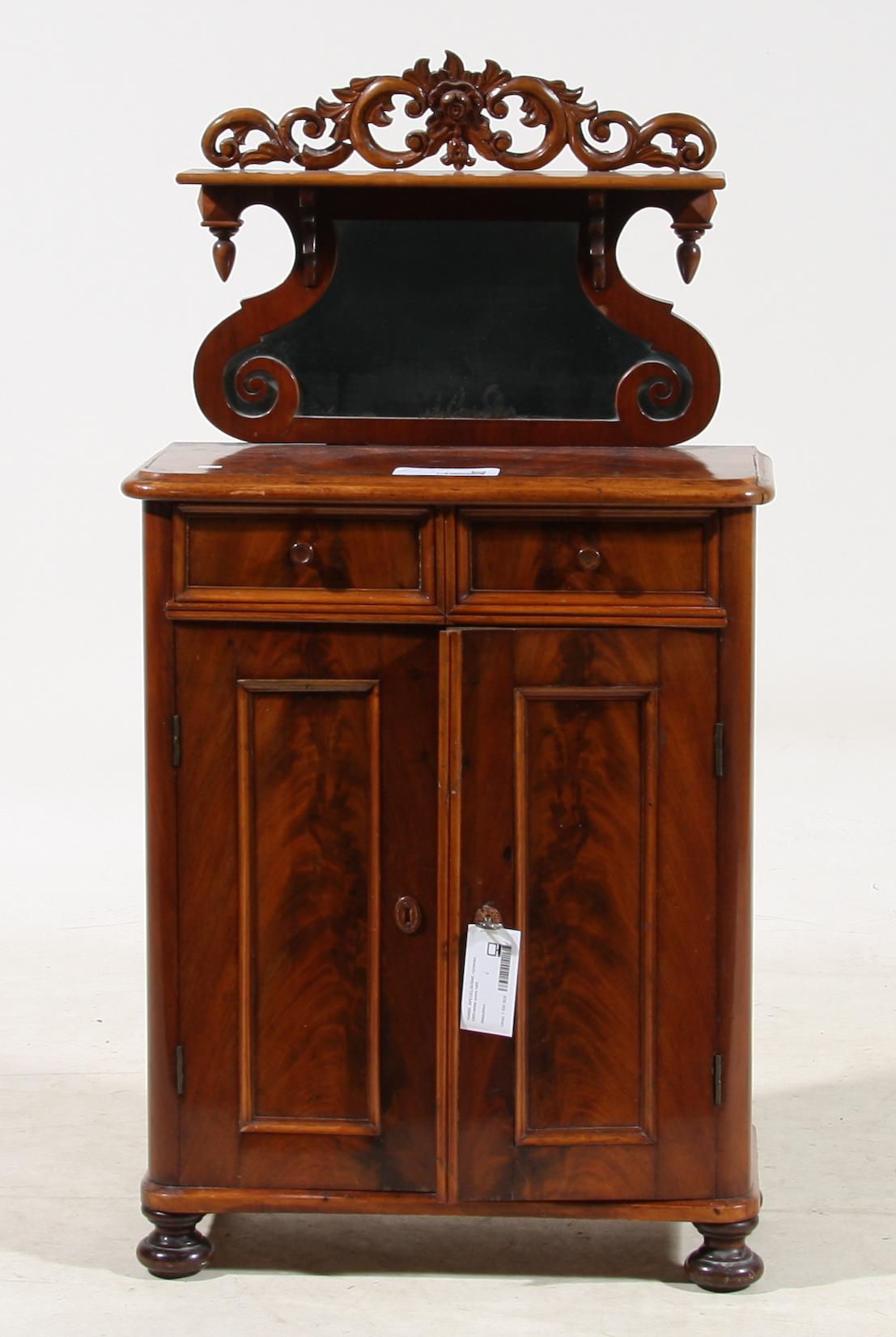 SPEGELSKÄNK, nyrokoko, 1800-talets andra hälft.