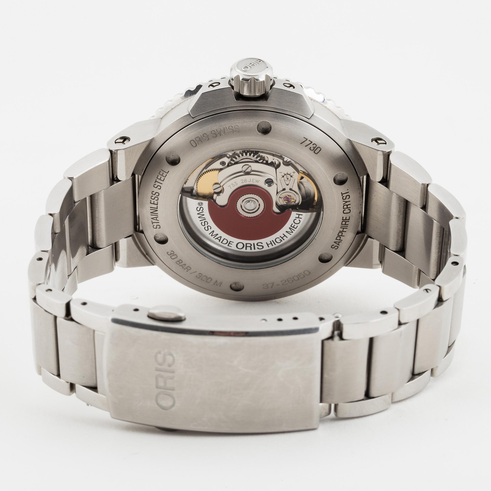 Oris, Aquis date, wristwatch, 43 mm.