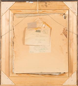 Axel Haartman, olja på pannå, signerad och daterad Ruovesi 1903.