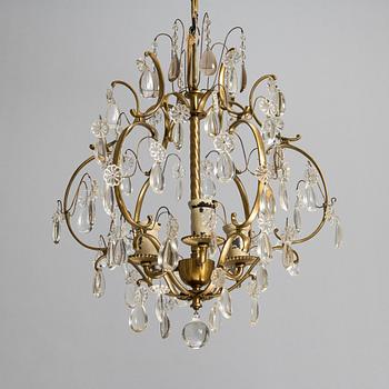 Paavo Tynell, a mid-20th century '1457/3' chandelier for Taito.