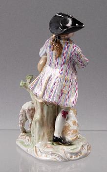 FIGURIN, porslin. Meissen, 1700-tal.
